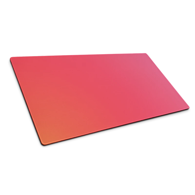 XXL Mauspad mit Verlauf Orange Rot Rosa Pink